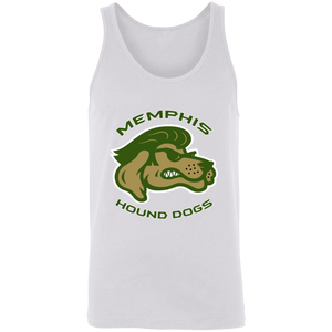 Memphis Hound Dogs Tank Top NFL Football Team Fan Apparel color White Memphis Hound Dogs Tank Top NFL Football Team Fan Apparel color White