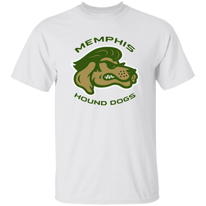 Memphis Hound Dogs T-shirt Classic NFL Football Team Fan Apparel color White Memphis Hound Dogs T-shirt Classic NFL Football Team Fan Apparel color White