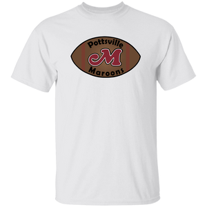 Pottsville Maroons T-shirt Classic NFL Football Team Fan Apparel color White Pottsville Maroons T-shirt Classic NFL Football Team Fan Apparel color White