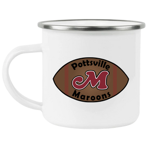 Pottsville Maroons Camping Mug 12 oz. Enamel NFL Football Team Drinkware Pottsville Maroons Camping Mug 12 oz. Enamel NFL Football Team Drinkware