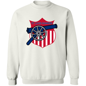 St. Louis Gunners Sweatshirt Crewneck Pullover NFL Football Team color White St. Louis Gunners Sweatshirt Crewneck Pullover NFL Football Team color White
