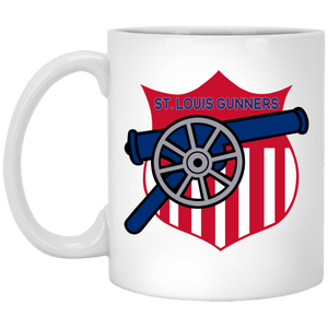 St. Louis Gunners Mug 11 oz. White Glossy Ceramic NFL Football Team Drinkware St. Louis Gunners Mug 11 oz. White Glossy Ceramic NFL Football Team Drinkware