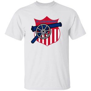 St. Louis Gunners T-shirt Classic NFL Football Team Fan Apparel color White St. Louis Gunners T-shirt Classic NFL Football Team Fan Apparel color White