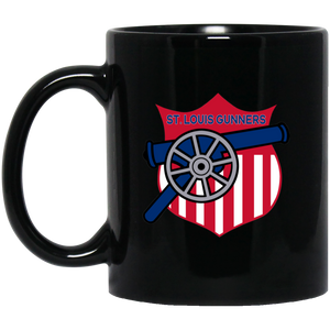 St. Louis Gunners Mug 11 oz. Black Glossy Ceramic NFL Football Team Drinkware St. Louis Gunners Mug 11 oz. Black Glossy Ceramic NFL Football Team Drinkware