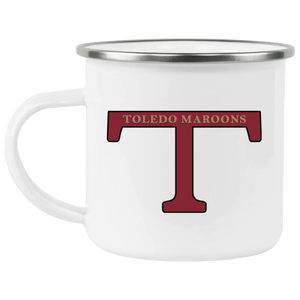 Toledo Maroons Camping Mug 12 oz. Enamel NFL Football Team Drinkware Toledo Maroons Camping Mug 12 oz. Enamel NFL Football Team Drinkware