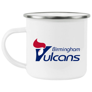 Birmingham Vulcans Camping Mug 12 oz. Enamel | WFL Football Team Birmingham Vulcans Camping Mug 12 oz. Enamel | WFL Football Team