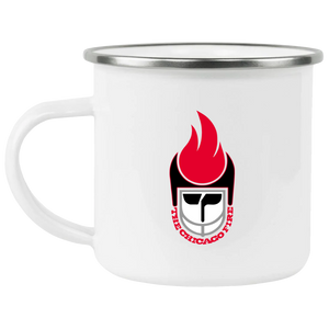 Chicago Fire Camping Mug 12 oz. Enamel | WFL Football Team Chicago Fire Camping Mug 12 oz. Enamel | WFL Football Team