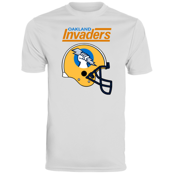 Oakland Invaders Helmet T-shirt Activewear Excel in White