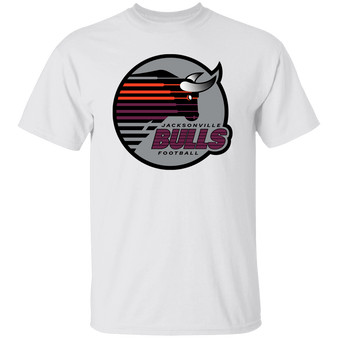 Jacksonville Bulls T-shirt Classic Football Team Logo Detail