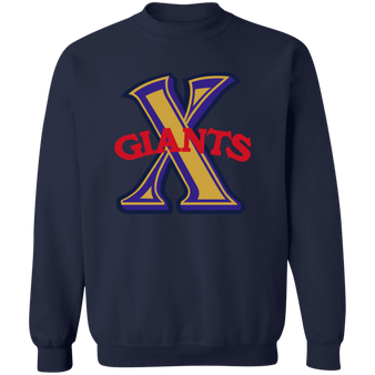 Cuban X-Giants Hoodie Pullover Negro League Baseball color Navy