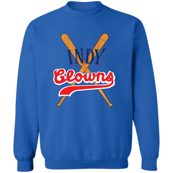 Indianapolis Clowns Sweatshirt Crewneck Negro League Baseball color Royal