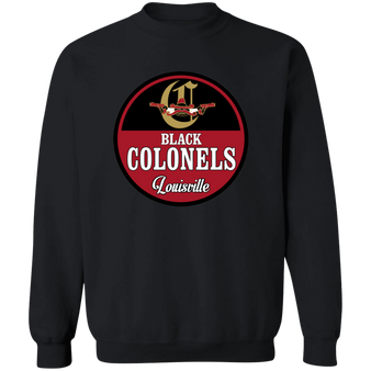 Louisville Black Colonels Sweatshirt Crewneck Negro League Baseball color Black