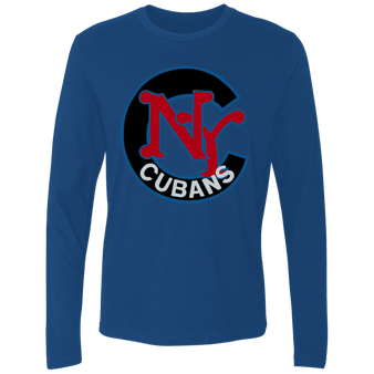 New York Cubans Long Sleeve Shirt Negro League Baseball color Royal Blue