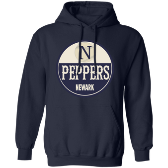 Newark Peppers Hoodie Pullover Negro League Baseball color Navy