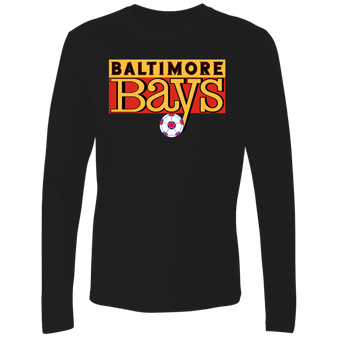 Baltimore Bays Long Sleeve Shirt NASL Soccer color Black