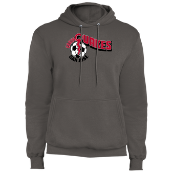 San Jose Earthquakes Hoodie Fleece Pullover NASL Soccer color Charcoal Grey