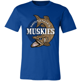 Minnesota Muskies T-shirt Premium ABA Basketball color Royal Blue