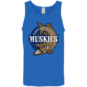 Minnesota Muskies Tank Top Classic ABA Basketball color Royal Blue