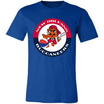 New Orleans Buccaneers T-shirt Premium ABA Basketball color Royal Blue