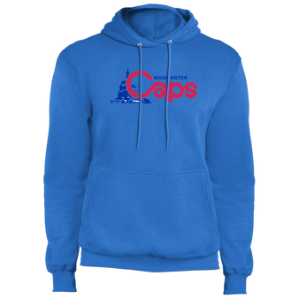 Washington Caps Hoodie Fleece Pullover ABA Basketball color Royal Blue