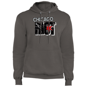 Chicago Riot Hoodie Fleece Pullover MISL Soccer color Charcoal Grey