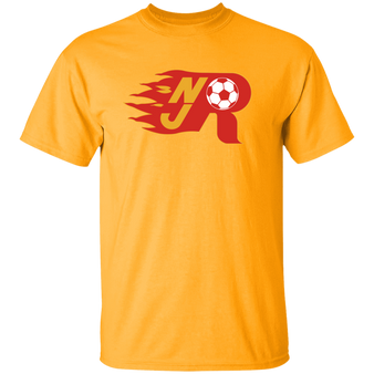 New Jersey Rockets T-shirt Classic MISL Soccer color Gold