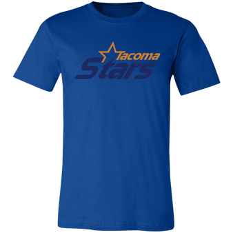 Tacoma Stars T-shirt Premium MISL Soccer color Royal Blue