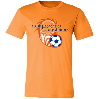 California Sunshine T-shirt Premium ASL Soccer color Orange