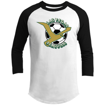 Las Vegas Seagulls Raglan Shirt Franchise ASL Soccer color White/Black