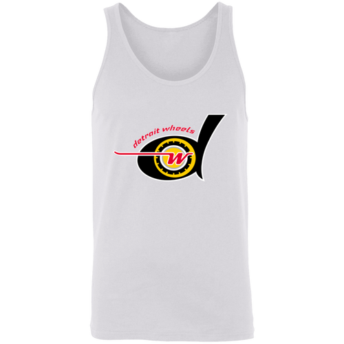 Detroit Wheels Tank Top WFL Football Team color White