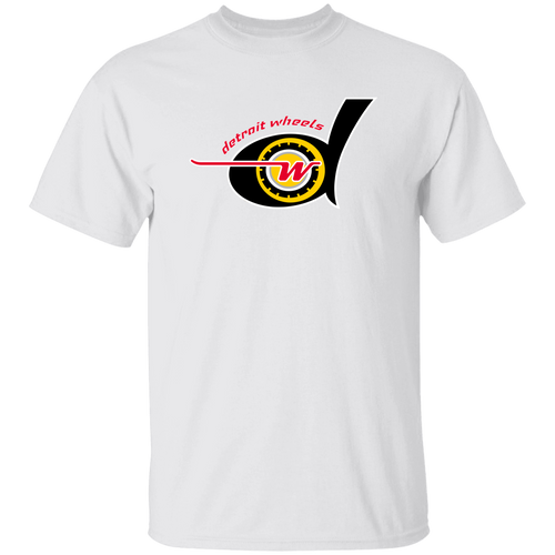 Detroit Wheels T-shirt Classic WFL Football Team color White