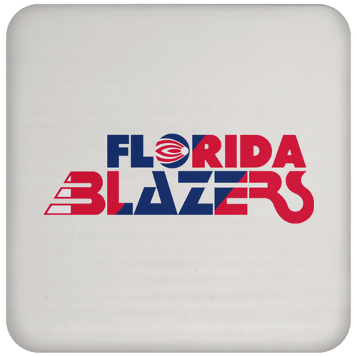 Florida Blazers Drink Coaster WFL Football Team color White
