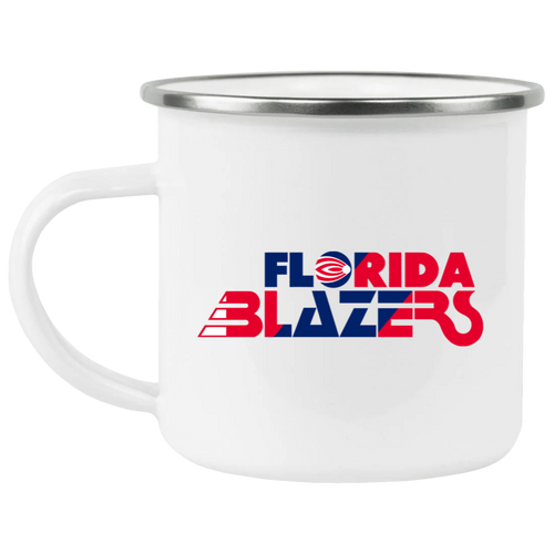 Florida Blazers Camping Mug 12 oz. Enamel WFL Football Team