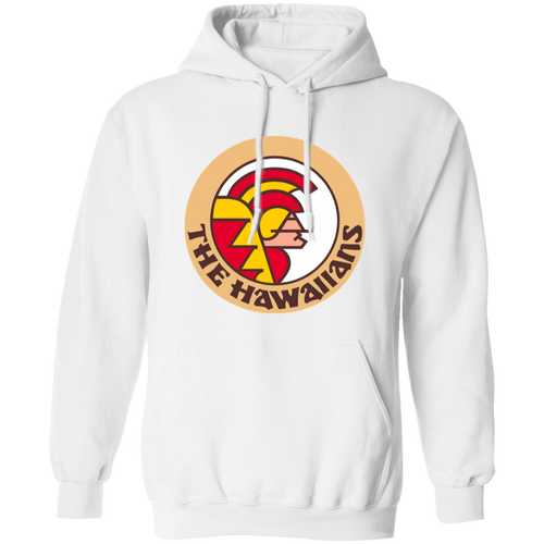 Hawaii Hawaiians Hoodie Pullover Classic WFL Football Team color White