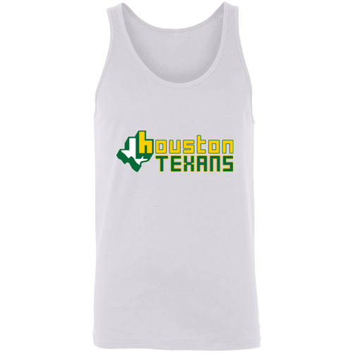 Houston Texans Tank Top WFL Football Team color White
