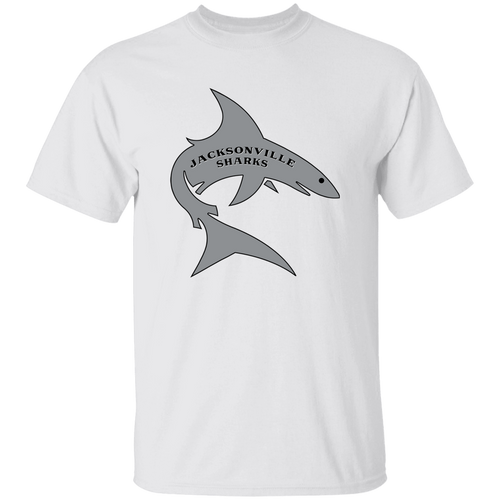 Jacksonville Sharks T-shirt Classic WFL Football Team color White