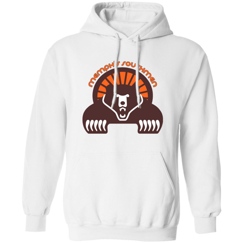 Memphis Southmen Hoodie Pullover Classic WFL Football Team color White