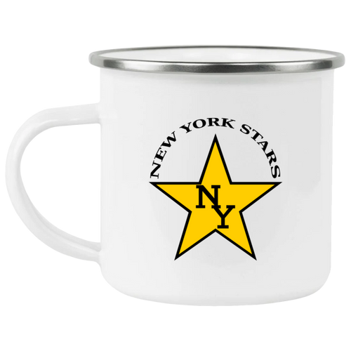 New York Stars Camping Mug 12 oz. Enamel WFL Football Team