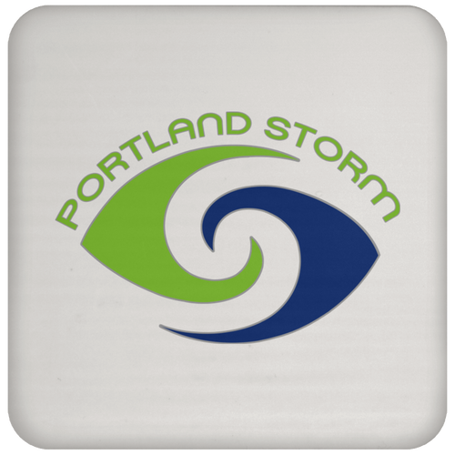 Portland Storm Drink Coaster WFL Football Team color White