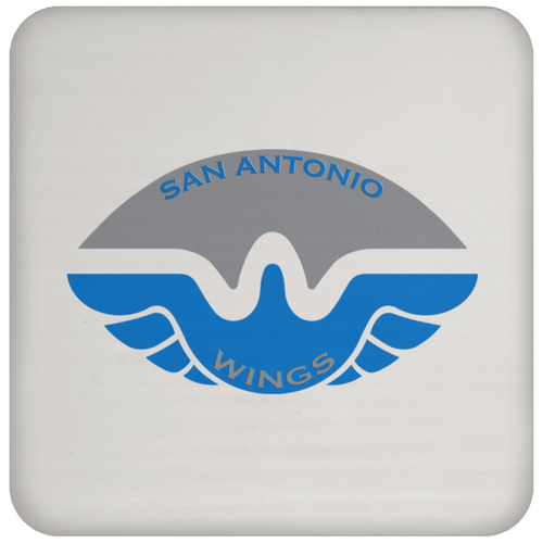 San Antonio Wings Drink Coaster WFL Football Team color White