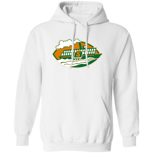 Shreveport Steamer Hoodie Pullover Classic WFL Football Team color White