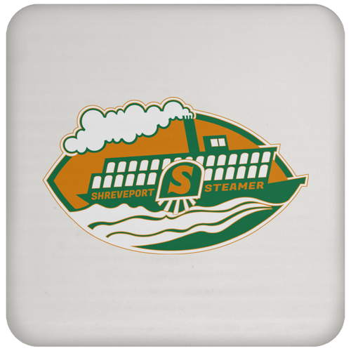 Shreveport Steamer Drink Coaster WFL Football Team color White