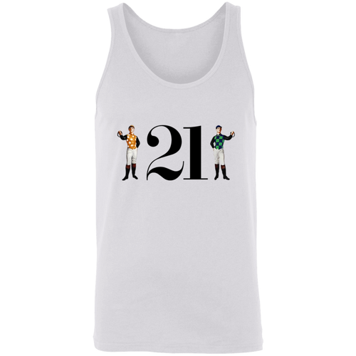 21 Club Tank Top New York City Nightclub Fashion color White