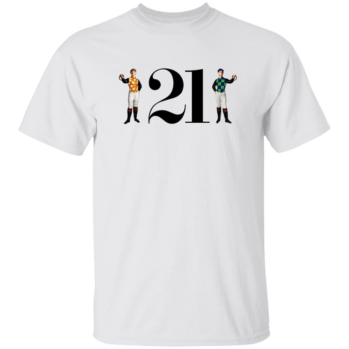 21 Club T-shirt Classic New York City Nightclub Fashion color White