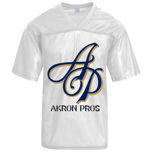 Akron Pros Replica Mesh Jersey NFL Football Team color White