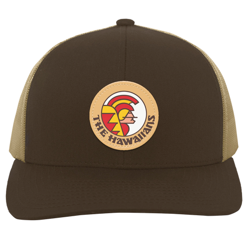 Hawaii Hawaiians Trucker Cap Snapback WFL Football Team Headwear color Brown