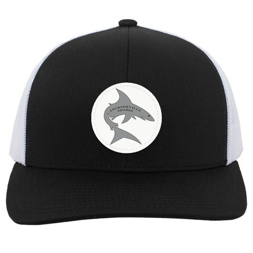 Jacksonville Sharks Trucker Cap Snapback WFL Football Team Headwear color Black/White
