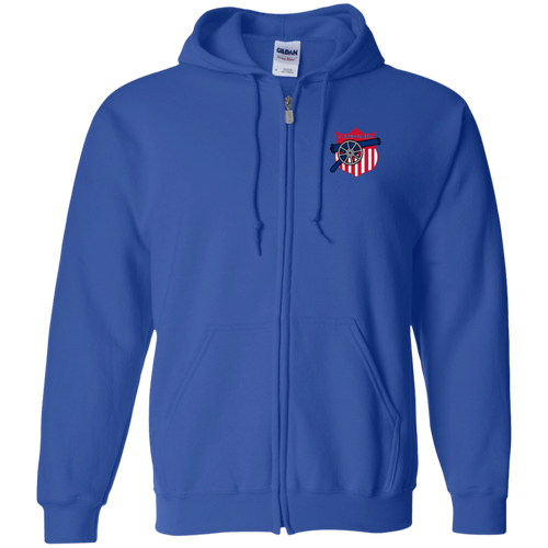 St. Louis Gunners Full Zip Hoodie NFL Football Team color Royal Blue