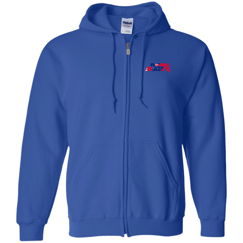 Florida Blazers Full Zip Hoodie WFL Football Team color Royal Blue