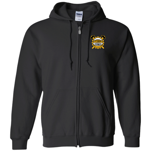 Pittsburgh Ironmen Full Zip Hoodie NBA Basketball Team color Black